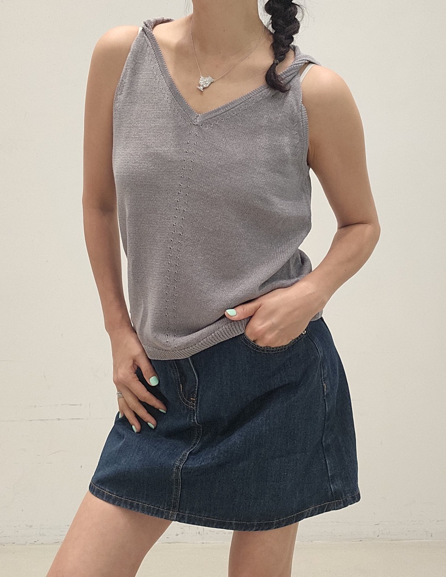 NEOUL韓國直郵女士新品休閑26夏季推薦時尚人氣熱賣職業短裙NEOUL/ahin雙領標簽短裙