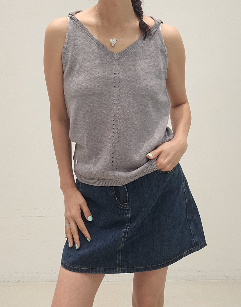 NEOUL韓國直郵女士新品休閑26夏季推薦時尚人氣熱賣職業短裙NEOUL/ahin雙領標簽短裙