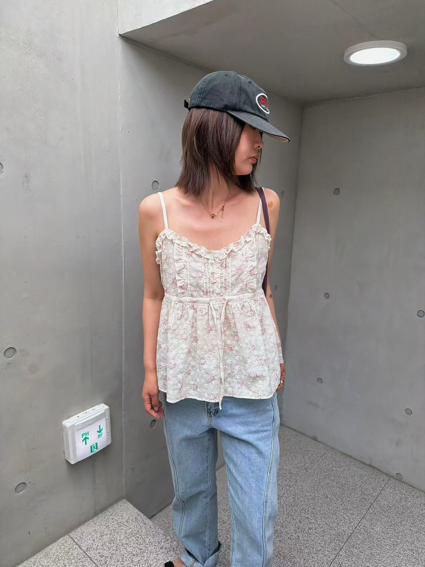 OLI SEOUL韓國直郵女裝新款休閑推薦人氣26春夏吊帶背心OLI SEOUL吊帶/背心