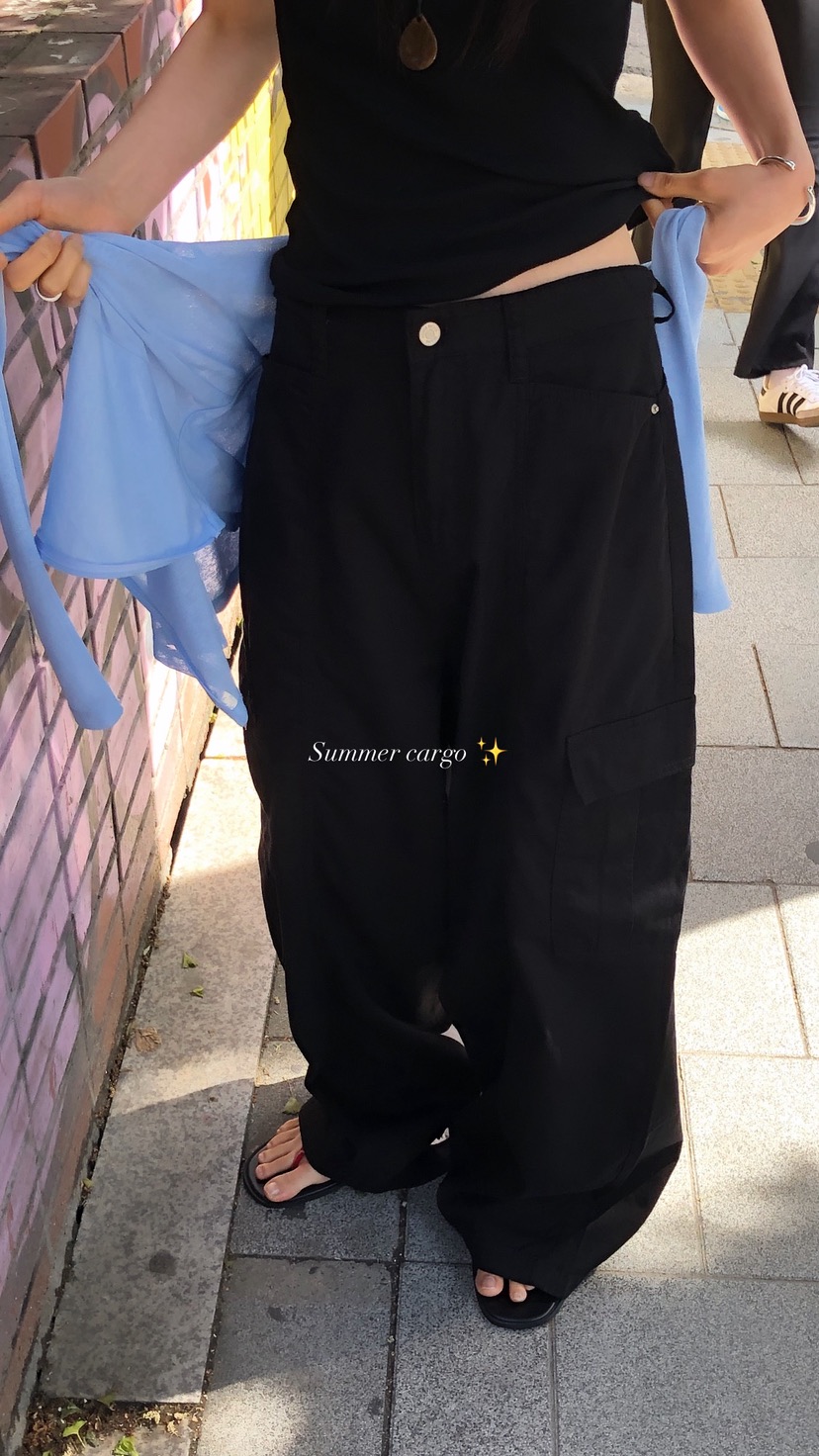 OVER RICH韓國直郵女裝新品職業26春夏時尚26夏季休閑褲棉OVER RICH休閑褲
