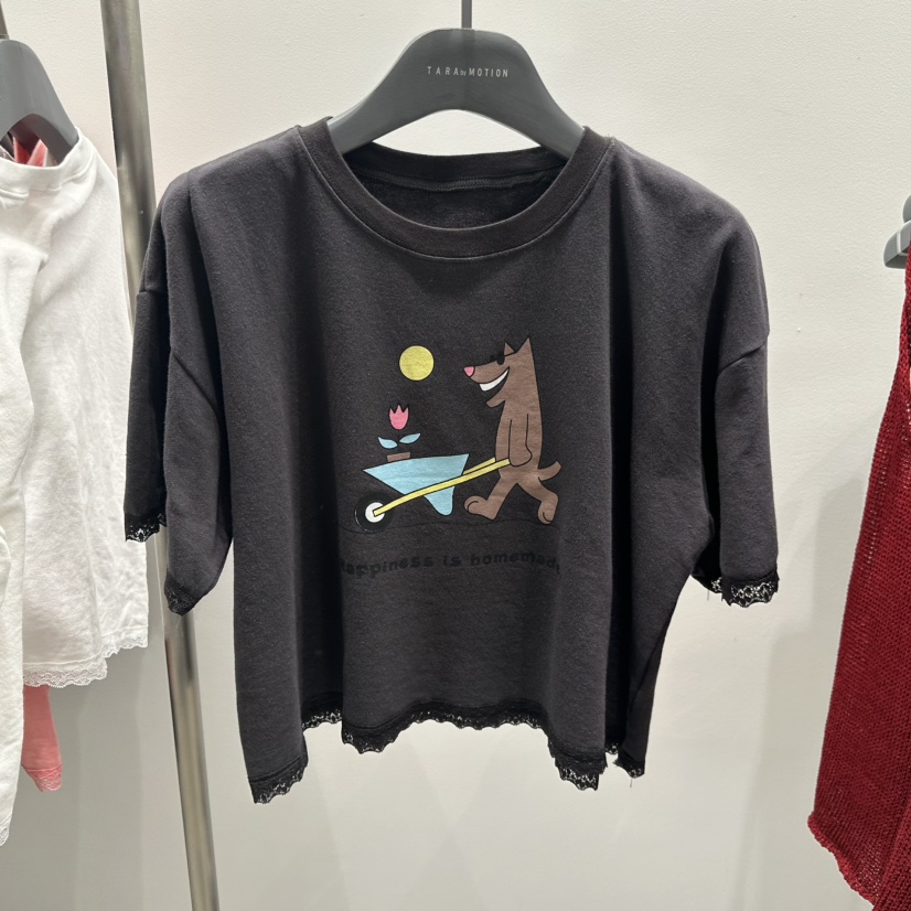 TARABY MOTION韓國直郵女裝新品熱賣26春夏26夏季推薦T恤TARABY MOTIONT恤圖色4