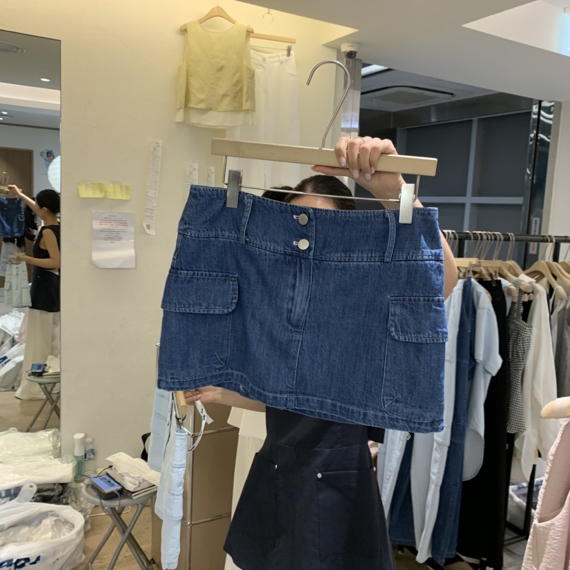 W AND J東大門實拍韓國女裝新品26夏季休閑推薦時尚裙褲W AND J裙褲圖色1