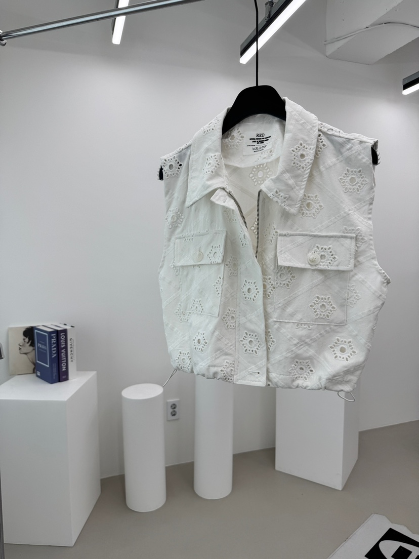 RED-A韓國直郵女士新款推薦26夏季職業26春夏休閑馬甲口袋RED-A馬甲圖色1