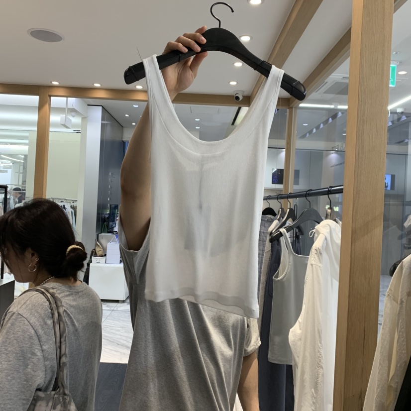 OBJECT韓國代購女士新品推薦人氣26春夏吊帶背心無袖紐扣OBJECT吊帶/背心