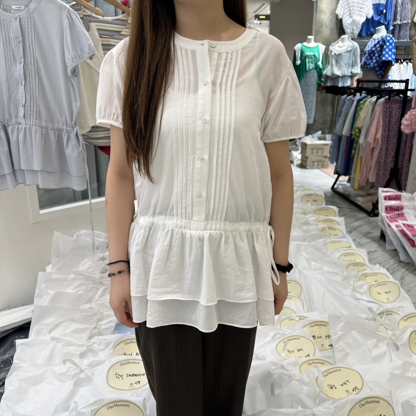 OURMOMENT韓國代購女裝新品職業26夏季時尚推薦熱賣連衣裙OURMOMENT連衣裙圖色1