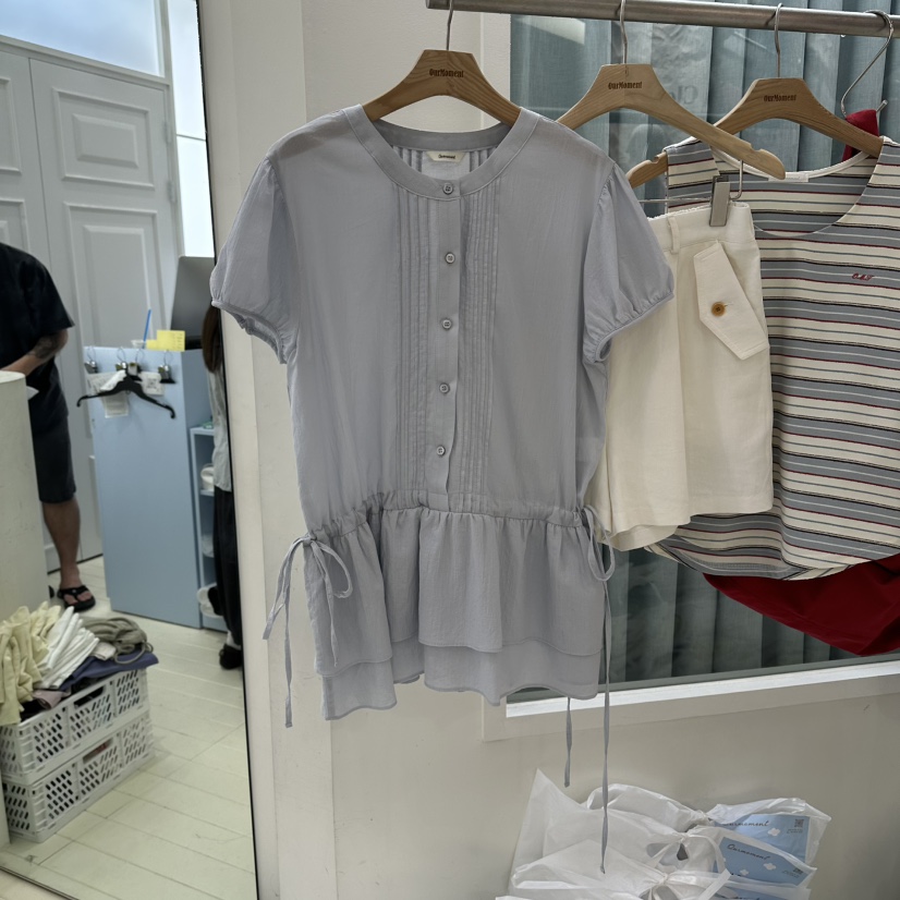 OURMOMENT韓國代購女裝新品職業26夏季時尚推薦熱賣連衣裙OURMOMENT連衣裙圖色2