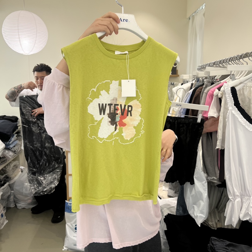ARE韓國東大門代購女裝新品人氣26夏季推薦時尚吊帶背心無袖ARE YOU/ARE吊帶/背心圖色3