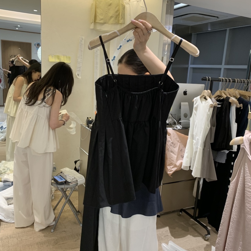 W AND J韓國代購女士新品推薦26夏季熱賣休閑人氣吊帶背心W AND J吊帶/背心
