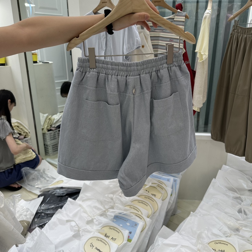 OURMOMENT韓國直郵實拍女裝新款熱賣26夏季26春夏推薦短褲OURMOMENT短褲