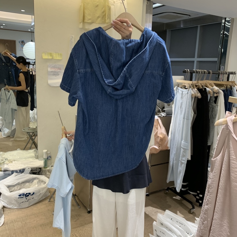 W AND J韓國直郵實拍女裝新品熱賣職業休閑時尚襯衫蕾絲衫W AND J襯衫/蕾絲衫