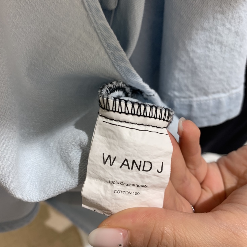 W AND J韓國直郵實拍女裝新品熱賣職業休閑時尚襯衫蕾絲衫W AND J襯衫/蕾絲衫