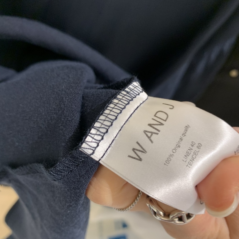 W AND J韓國直郵女士新款時尚推薦休閑熱賣職業襯衫蕾絲衫W AND J襯衫/蕾絲衫