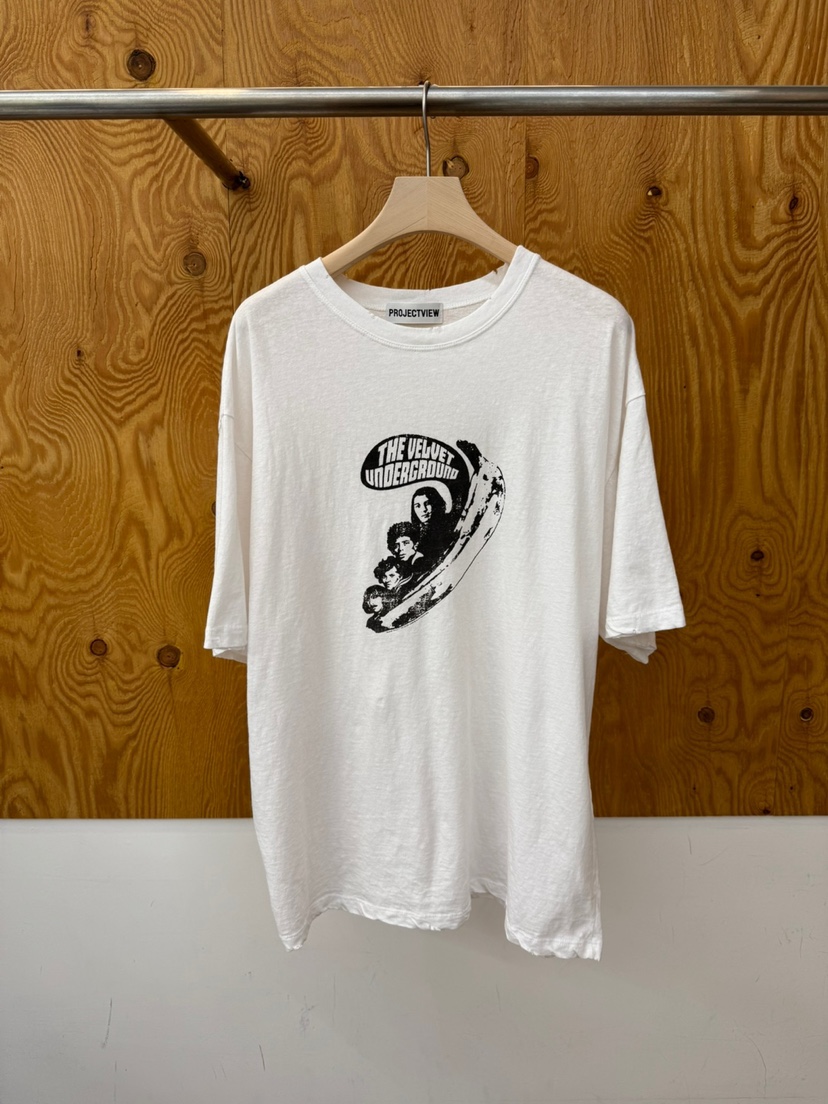 PROJECTVIEW東大門實拍韓國女裝新品26夏季T恤天鵝絨復古PROJECTVIEWT恤圖色1