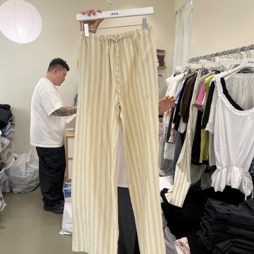 ARE韓國東大門代購女裝新款休閑時尚人氣熱賣26夏季休閑褲柔軟ARE YOU/ARE休閑褲圖色2