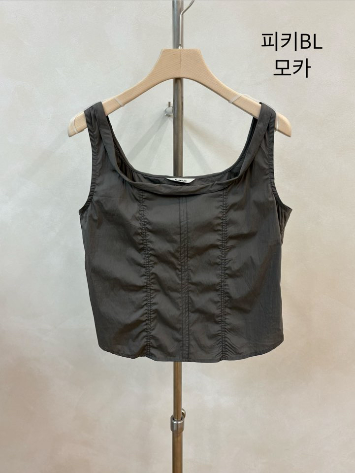 LAKE-A/KONI韓國直郵女裝新款推薦人氣26春夏26夏季吊帶背心Lake Side/KONI吊帶/背心圖色2咖色
