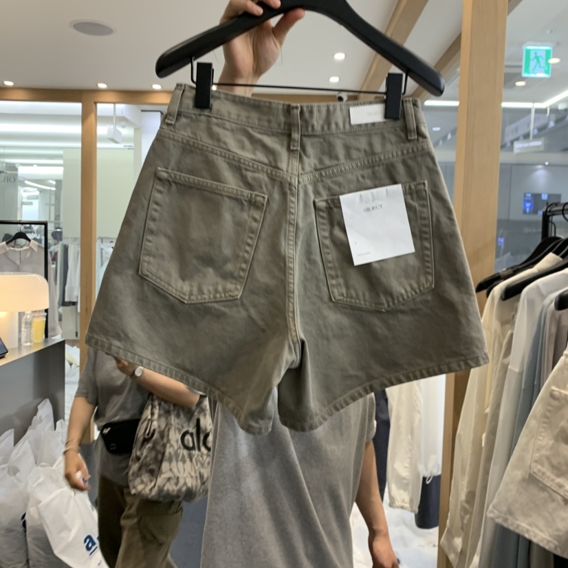 OBJECT韓國直郵女士新款推薦26春夏人氣熱賣職業休閑短褲OBJECT短褲