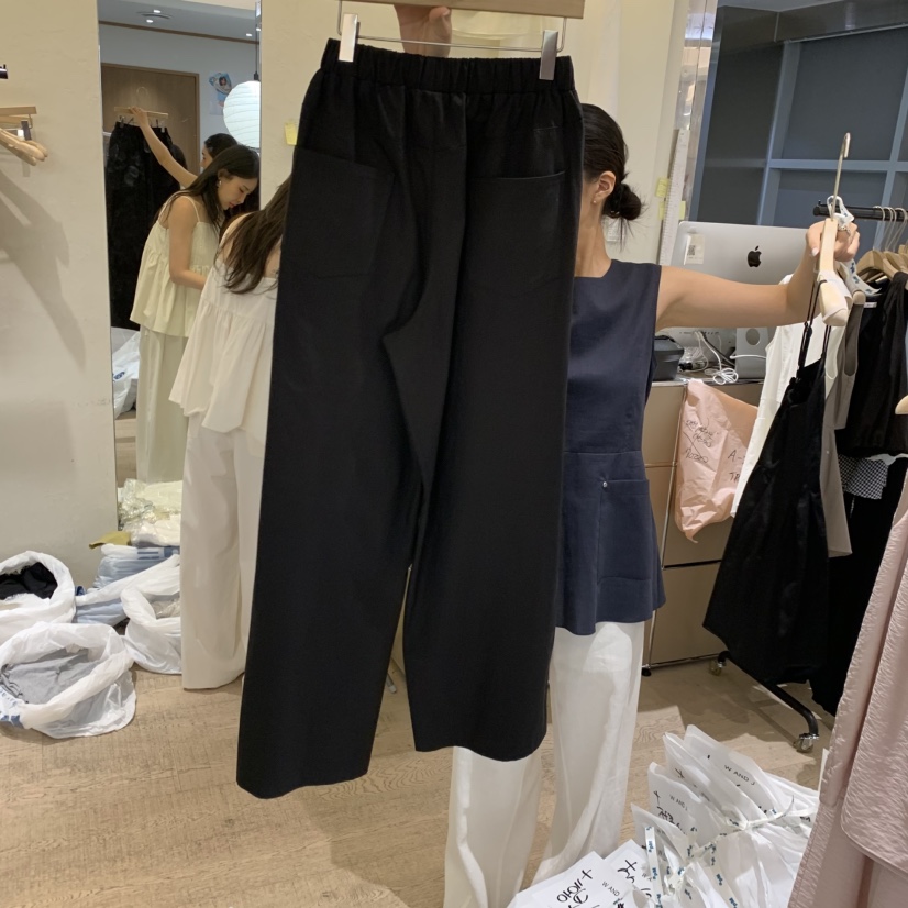 W AND J韓國代購女裝新款休閑人氣時尚26夏季熱賣休閑褲W AND J休閑褲