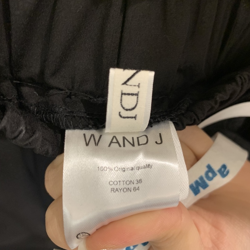W AND J韓國代購女裝新款休閑人氣時尚26夏季熱賣休閑褲W AND J休閑褲