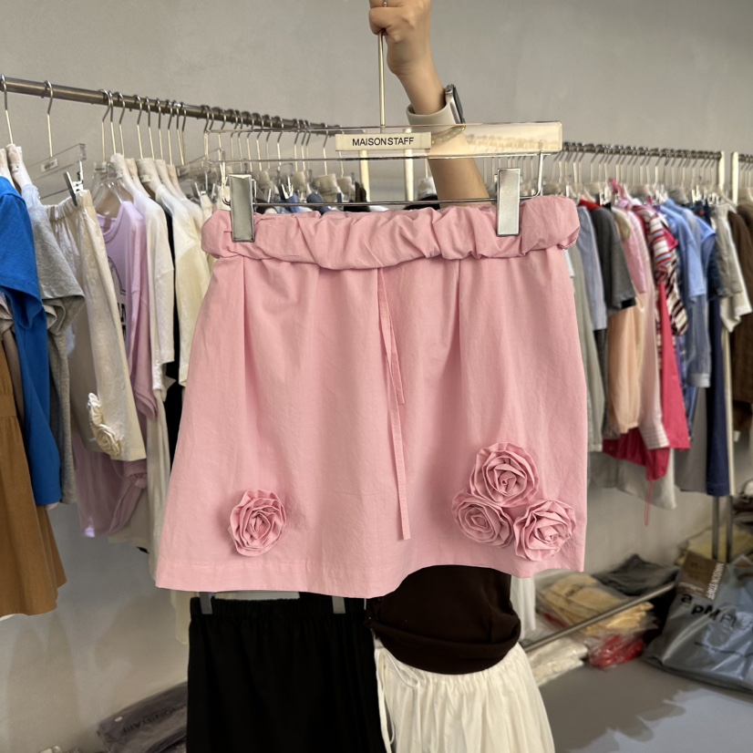 DOUBLE STANDARD/LE SMOKING/MAISONSTAFF韓國代購女士新品26春夏短裙MAISONSTAFF短裙圖色2