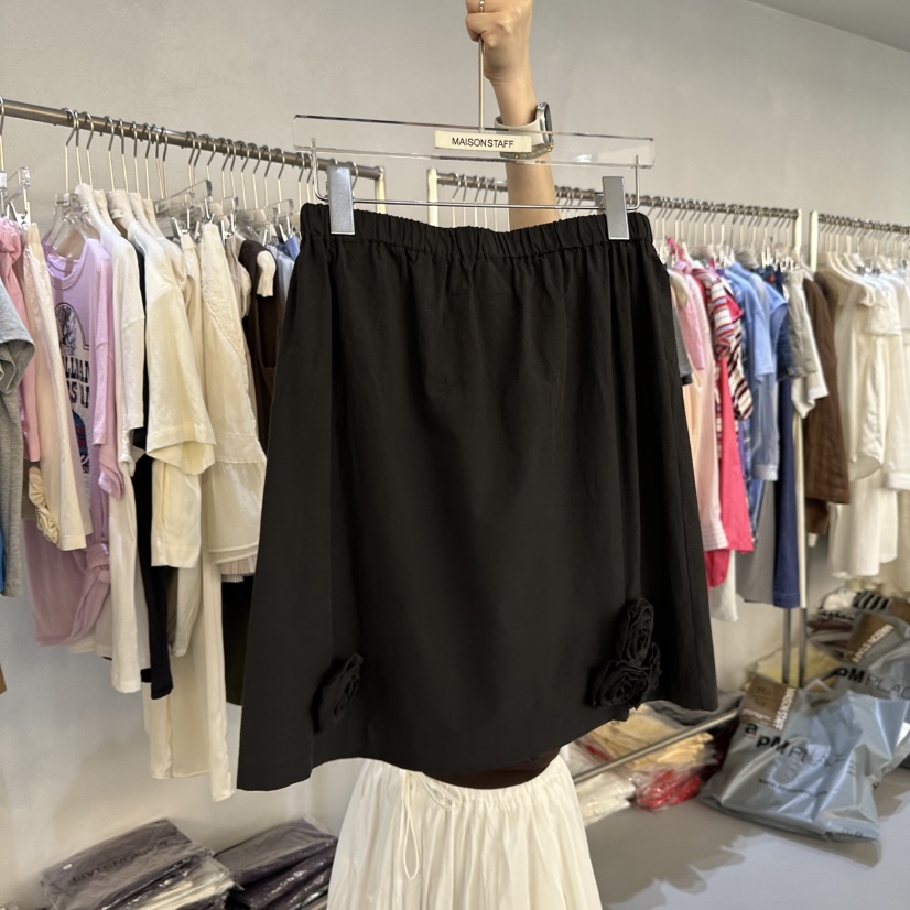 DOUBLE STANDARD/LE SMOKING/MAISONSTAFF韓國代購女士新品26春夏短裙MAISONSTAFF短裙圖色3