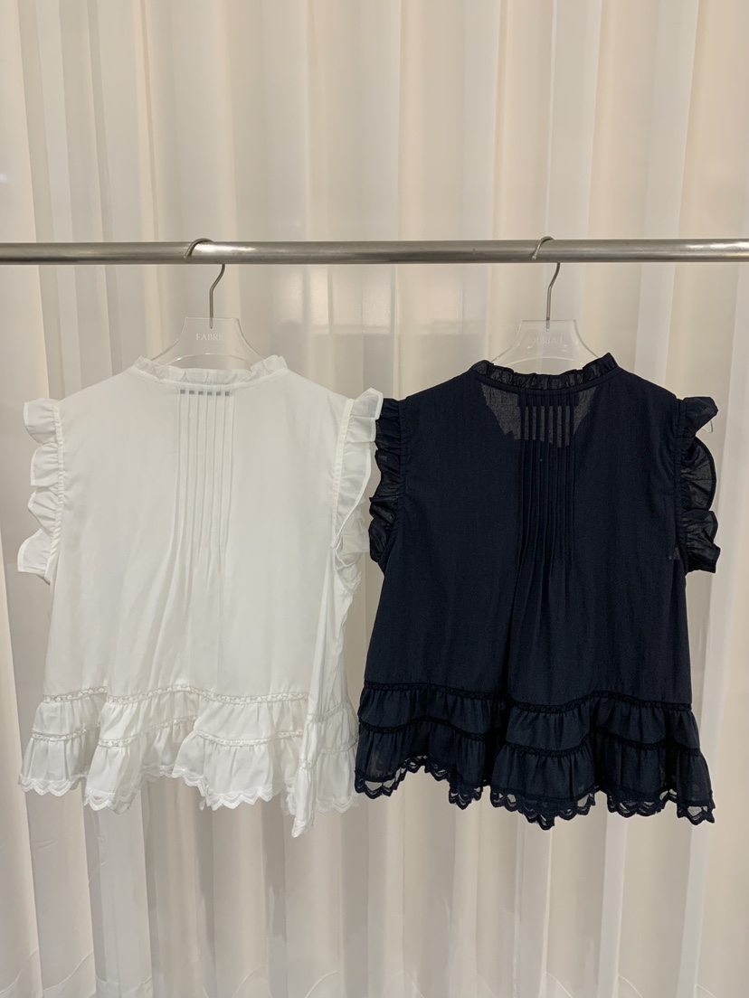 FABRIC韓國代購女裝新款26夏季時尚休閑熱賣26春夏襯衫蕾絲衫FABRIC襯衫/蕾絲衫