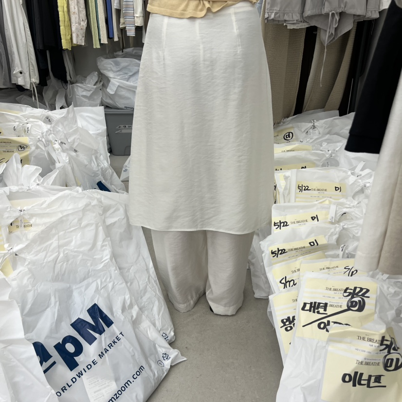 BREATHE韓國東大門直郵女裝新品時尚人氣推薦休閑26春夏裙褲BREATHE裙褲