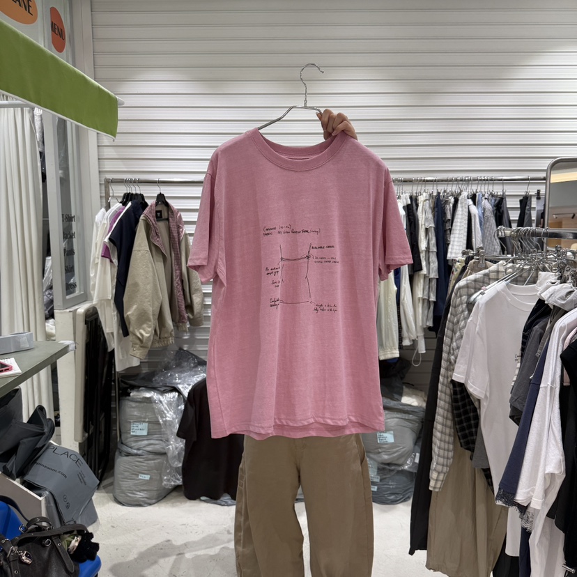 BRICKLANE韓國直郵女裝新品職業熱賣26春夏休閑推薦時尚T恤BRICKLANET恤圖色1