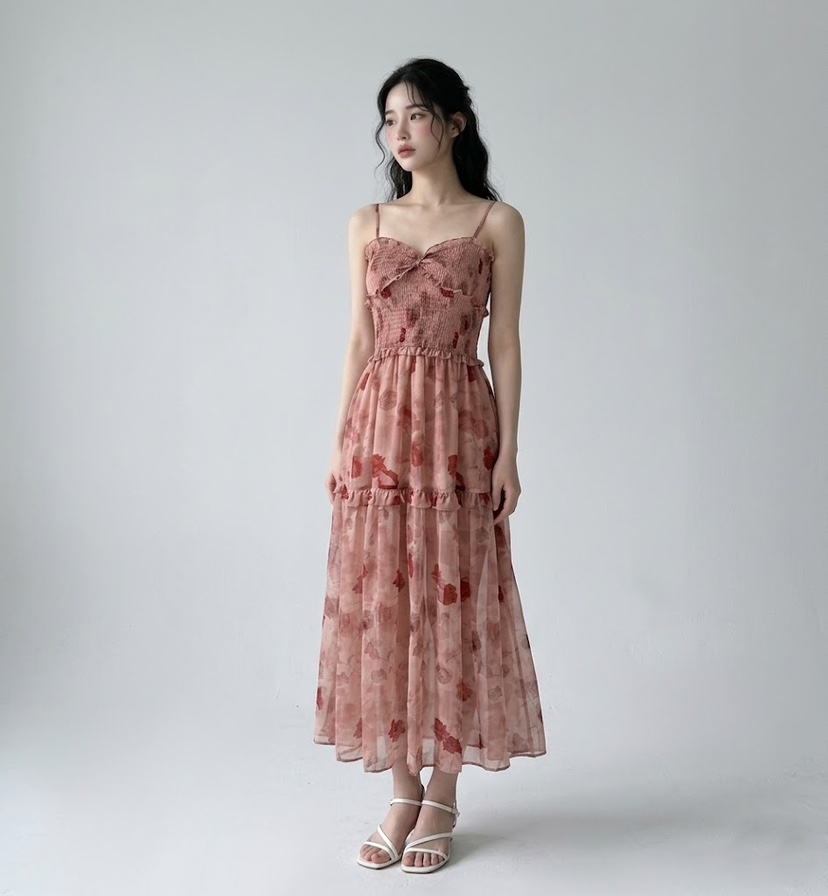 FABRIC東大門實拍韓國女士新款職業26春夏時尚休閑連衣裙FABRIC連衣裙