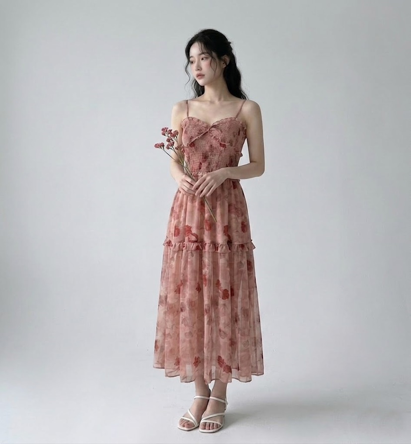 FABRIC東大門實拍韓國女士新款職業26春夏時尚休閑連衣裙FABRIC連衣裙