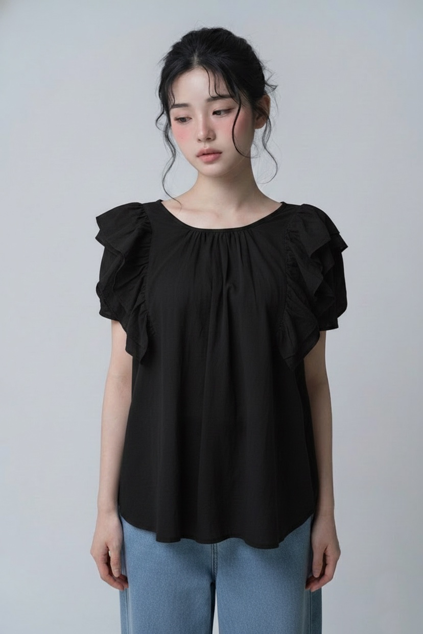 FABRIC韓國直郵女士新品26春夏推薦熱賣26夏季襯衫蕾絲衫FABRIC襯衫/蕾絲衫