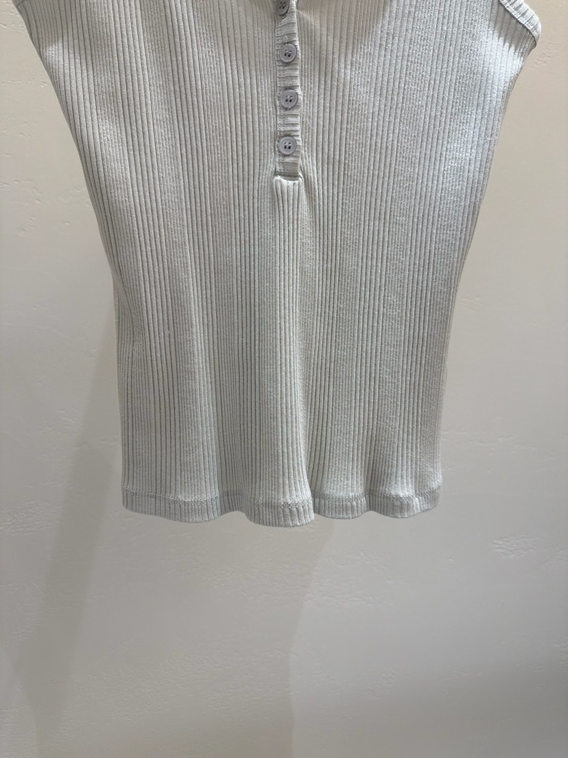 MOST OF ALL U韓國直郵女士新品26夏季吊帶背心無袖紐扣MOST OF ALL U吊帶/背心