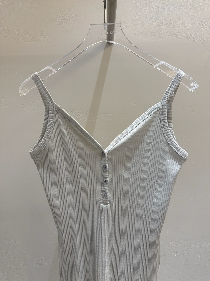 MOST OF ALL U韓國直郵女士新品26夏季吊帶背心無袖紐扣MOST OF ALL U吊帶/背心
