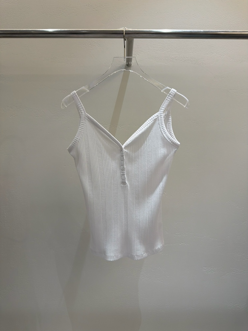 MOST OF ALL U韓國直郵女士新品26夏季吊帶背心無袖紐扣MOST OF ALL U吊帶/背心圖色2
