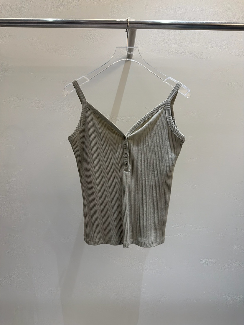 MOST OF ALL U韓國直郵女士新品26夏季吊帶背心無袖紐扣MOST OF ALL U吊帶/背心圖色4