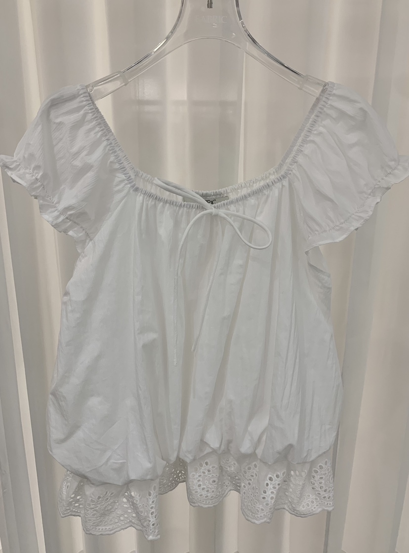 FABRIC韓國東大門代購女裝新品推薦職業時尚襯衫蕾絲衫蕾絲FABRIC襯衫/蕾絲衫圖色1