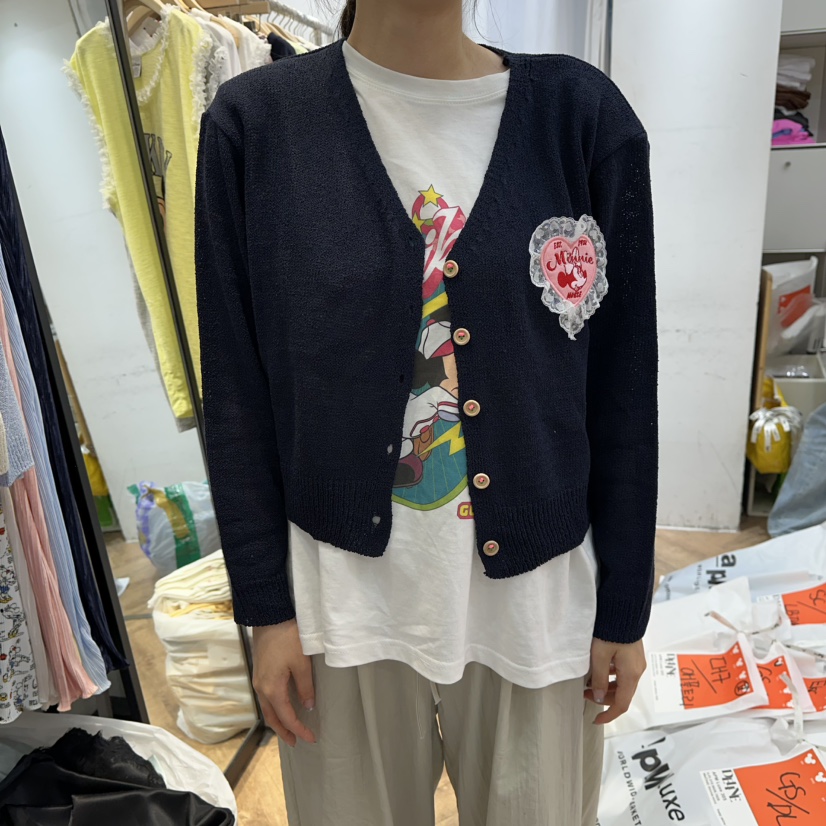 DE LINE韓國直郵女士新品職業人氣休閑時尚熱賣26夏季針織衫DE LINE針織衫圖色3