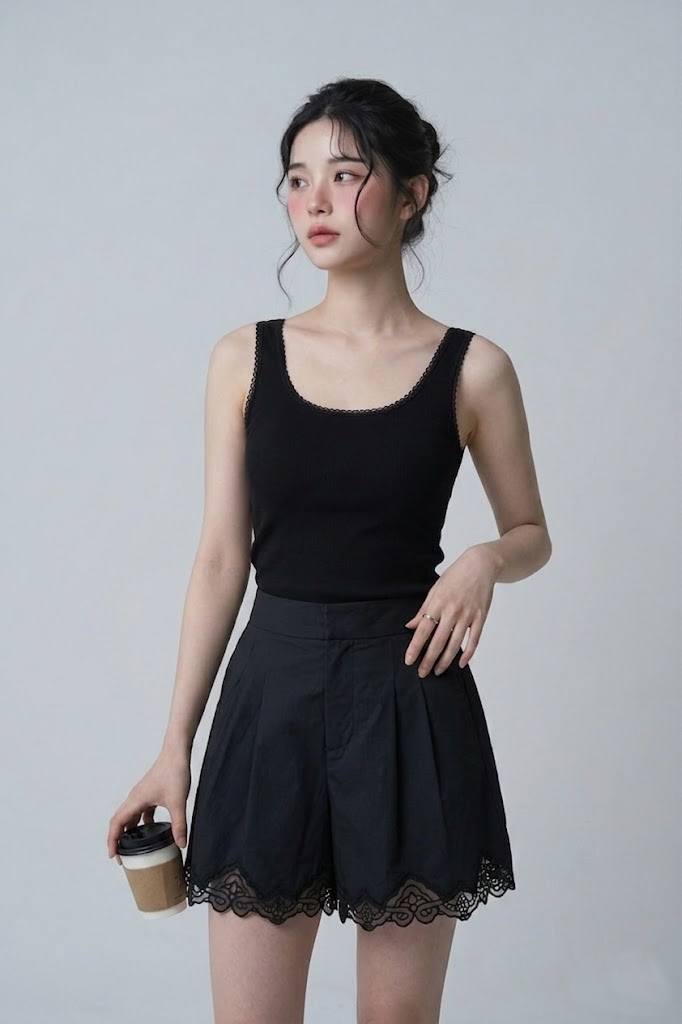 FABRIC韓國直郵女士新品熱賣時尚26春夏休閑推薦吊帶背心FABRIC吊帶/背心