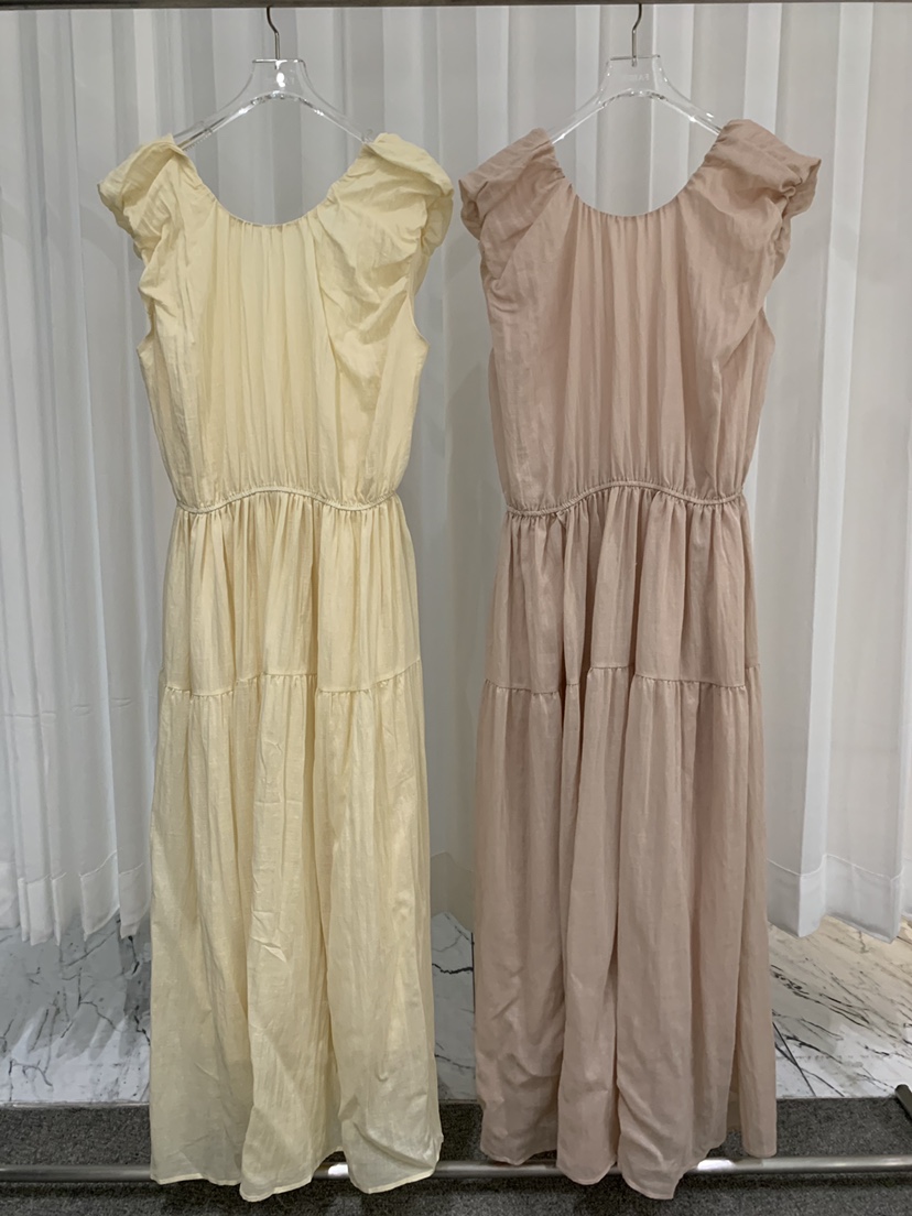 FABRIC韓國直郵實拍女士新款推薦人氣26夏季連衣裙不含腰帶FABRIC連衣裙