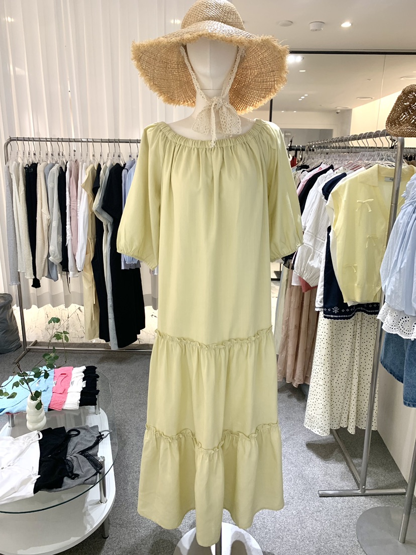 FABRIC韓國東大門直郵女裝新款休閑推薦時尚26夏季連衣裙FABRIC連衣裙