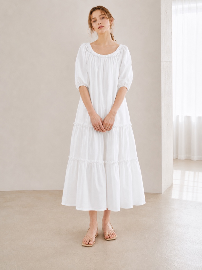 FABRIC韓國東大門直郵女裝新款休閑推薦時尚26夏季連衣裙FABRIC連衣裙