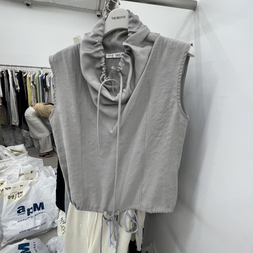 BREATHE韓國直郵女士新品休閑熱賣人氣職業26夏季襯衫蕾絲衫BREATHE襯衫/蕾絲衫圖色2