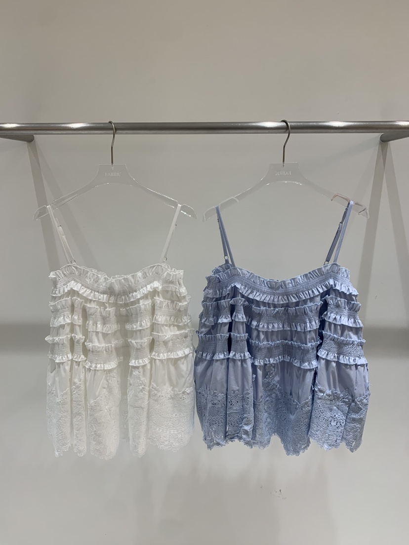 FABRIC韓國東大門代購女裝新款26春夏時尚推薦休閑吊帶背心FABRIC吊帶/背心