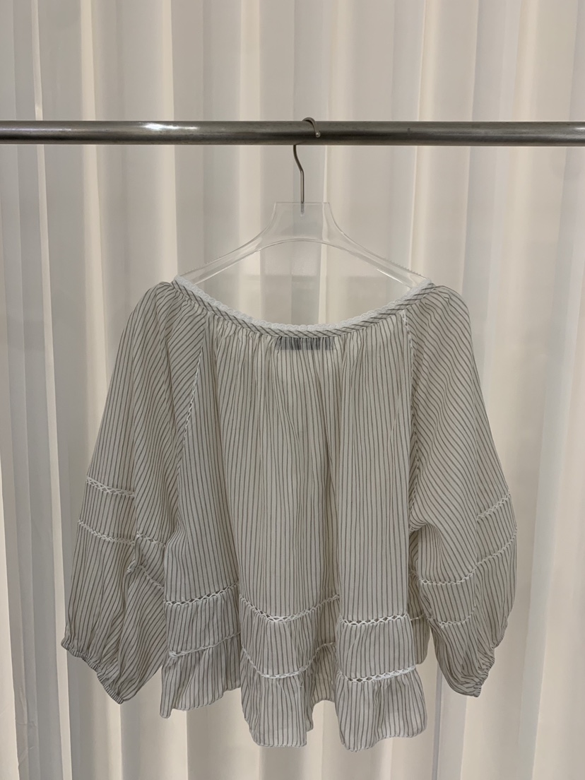 FABRIC韓國直郵女士新款休閑時尚職業推薦26夏季襯衫蕾絲衫FABRIC襯衫/蕾絲衫