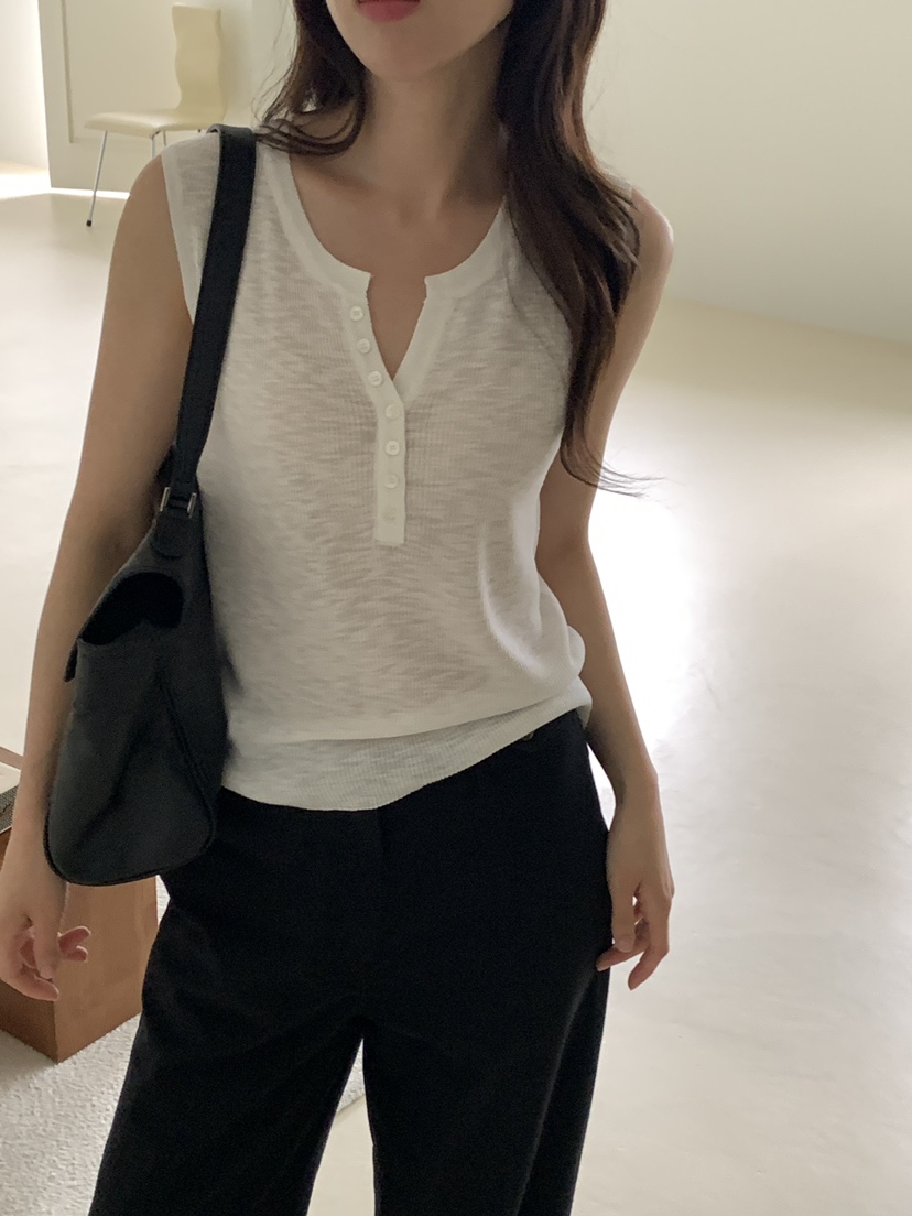CICI韓國直郵女裝新品熱賣推薦休閑人氣26夏季吊帶背心無袖Ci Ci吊帶/背心
