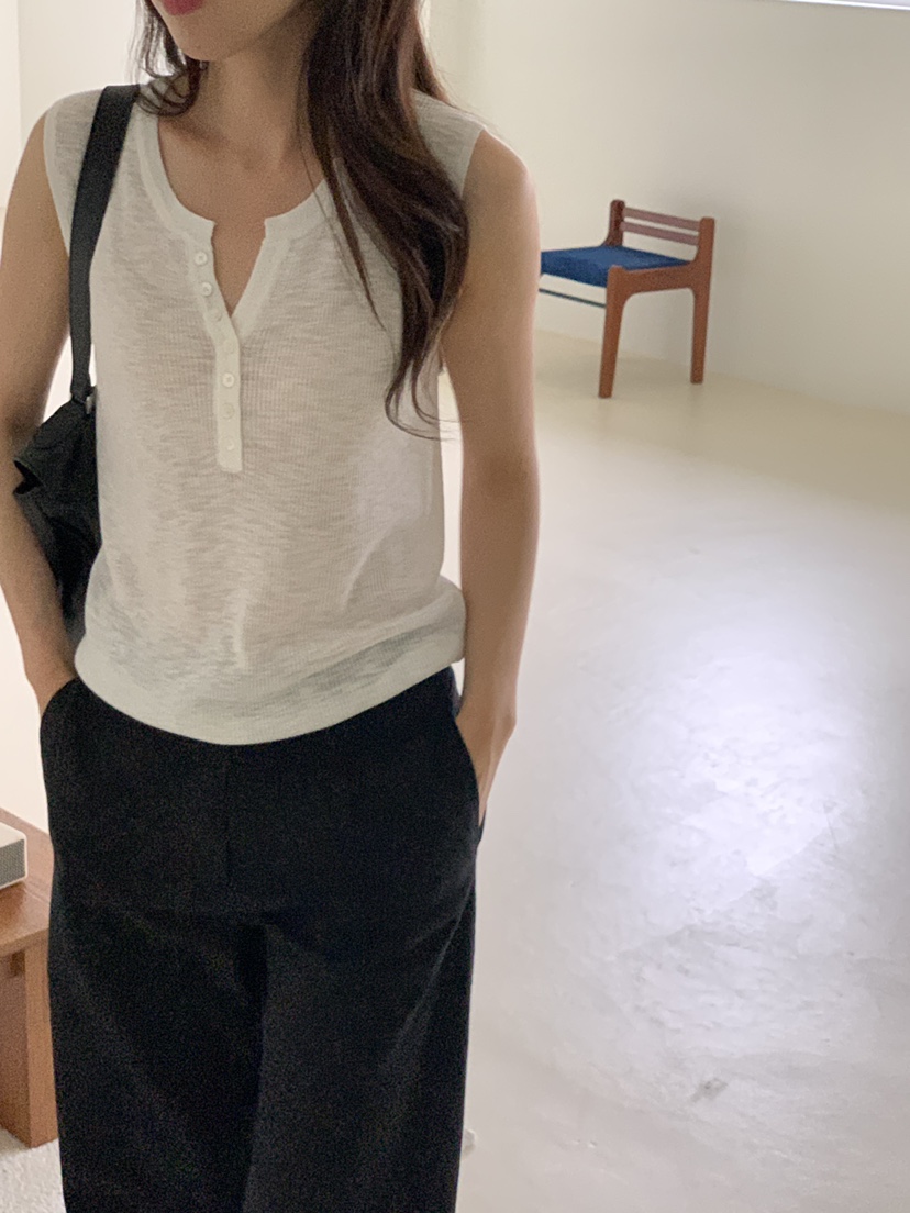 CICI韓國直郵女裝新品熱賣推薦休閑人氣26夏季吊帶背心無袖Ci Ci吊帶/背心
