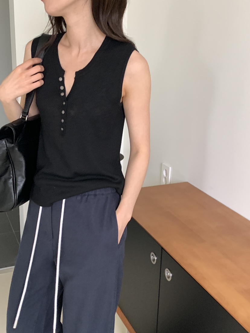 CICI韓國直郵女裝新品熱賣推薦休閑人氣26夏季吊帶背心無袖Ci Ci吊帶/背心