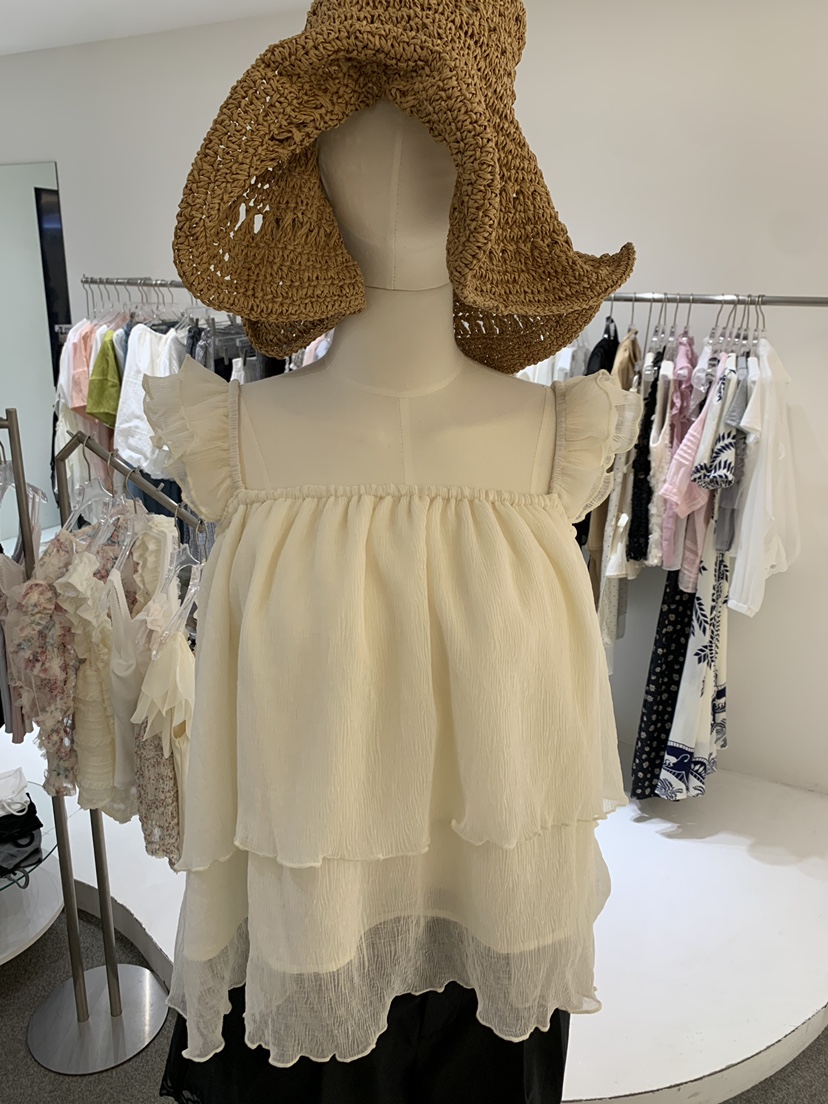 FABRIC韓國直郵女士新品時尚職業推薦26春夏26夏季吊帶背心FABRIC吊帶/背心