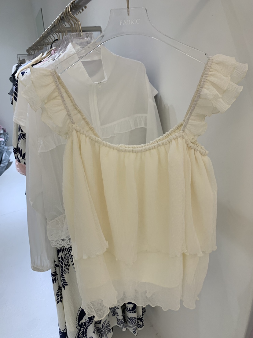 FABRIC韓國直郵女士新品時尚職業推薦26春夏26夏季吊帶背心FABRIC吊帶/背心