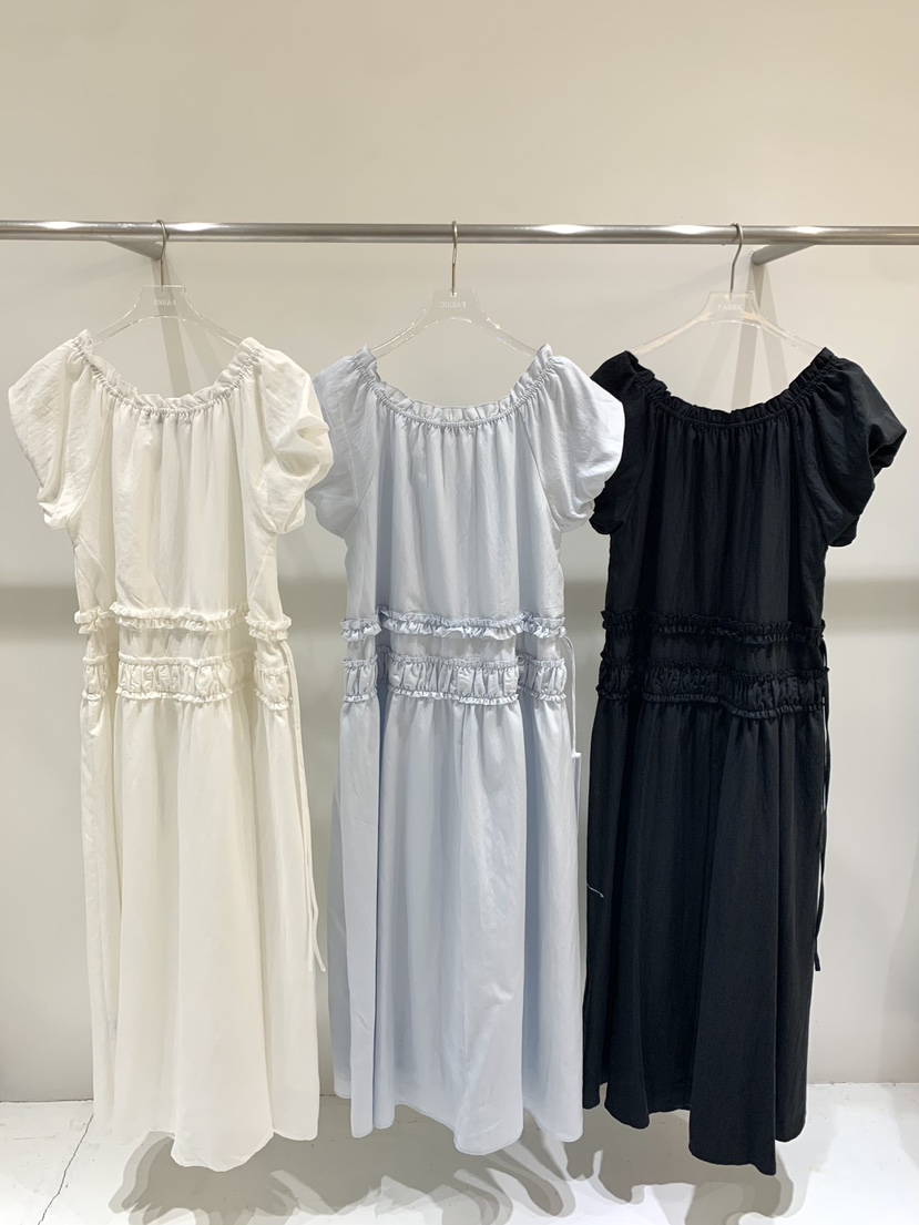FABRIC韓國直郵實拍女裝新款職業26春夏休閑熱賣26夏季連衣裙FABRIC連衣裙