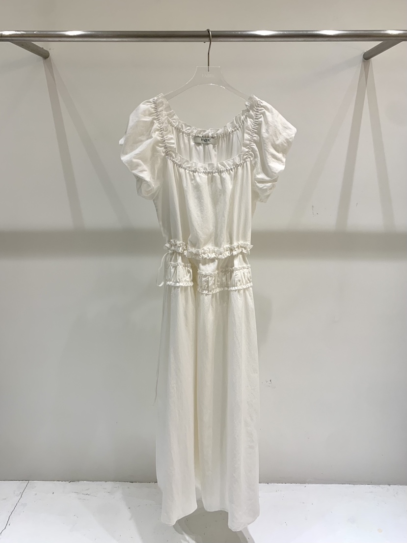 FABRIC韓國直郵實拍女裝新款職業26春夏休閑熱賣26夏季連衣裙FABRIC連衣裙